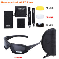 Lunettes de Tir Tactiques à 4 Verres Interchangeables, Monture Noire ou Camouflage, vue 8