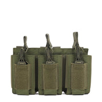 Porte-Chargeur Triple pour Fusil avec Poches Pistolet, MOLLE Nylon 1000D, 24 x 14 cm, vue 11