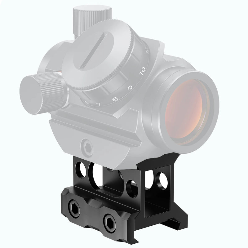 Rehausse de Rail Picatinny 31 mm en Aluminium Noir avec Rail Supérieur, vue 6