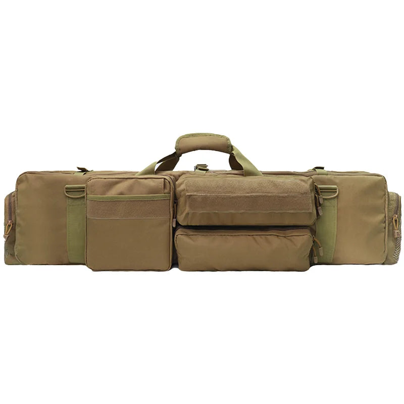 Housse Fusil Tactique 96 cm en Nylon avec Poches et Bandoulière, 6 Coloris, vue 4