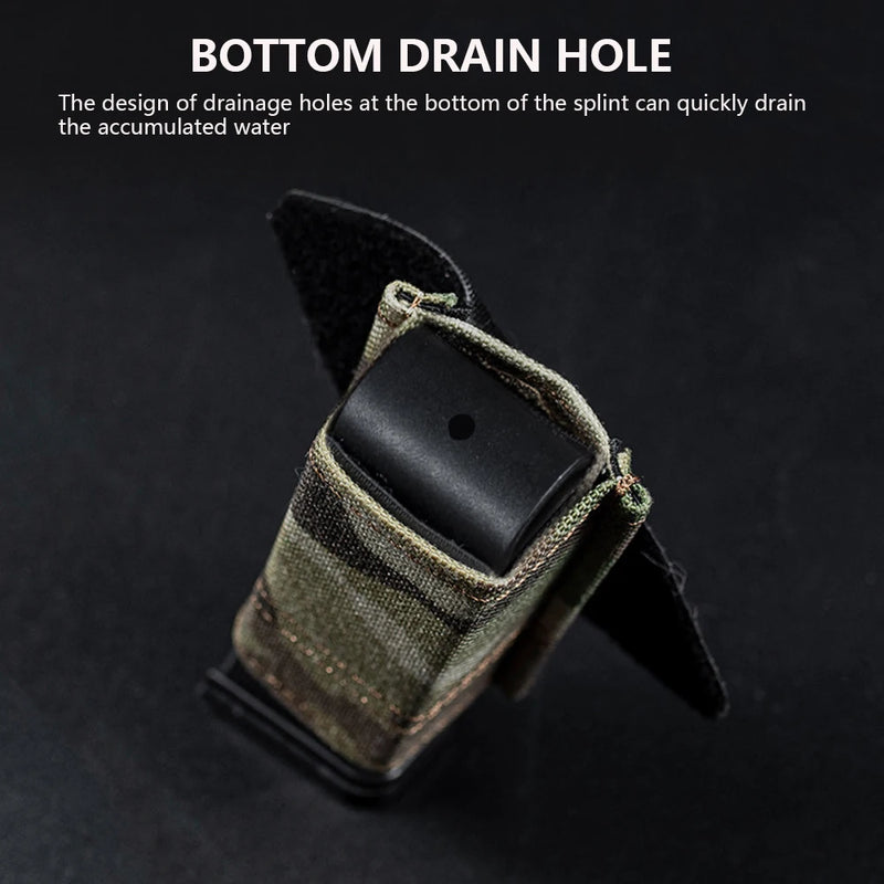 Porte-Chargeur Pistolet 9 mm Simple ou Double en Nylon avec Fixation MOLLE, vue 5