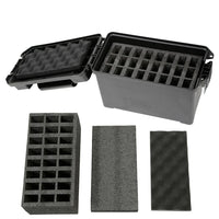 Porte-Chargeurs en Mousse pour 24 Chargeurs de Pistolet, avec ou sans Caisse Rigide