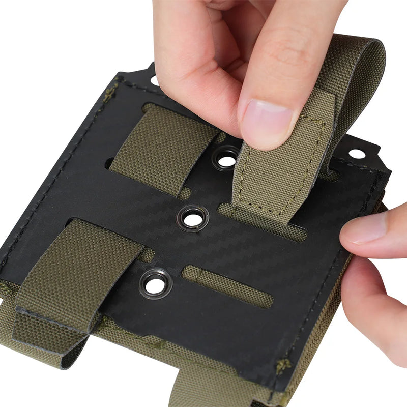 Porte-Chargeur MOLLE 9 mm Simple, Double ou Triple, Nylon à Découpe Laser, vue 3