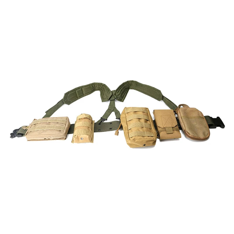 Ceinture Tactique MOLLE avec ou sans Harnais en Y Nylon, 3 Coloris, vue 5