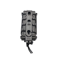 Porte-Chargeur 9 mm Coque Souple TPR et Cordon Élastique, Fixation MOLLE, vue 5