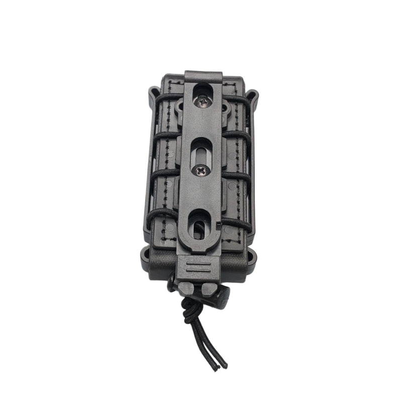 Porte-Chargeur 9 mm Coque Souple TPR et Cordon Élastique, Fixation MOLLE, vue 5