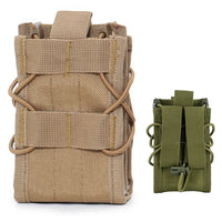 Porte-Chargeur Double 5,56 mm MOLLE Nylon 500D, 12 x 8,5 cm, vue 2