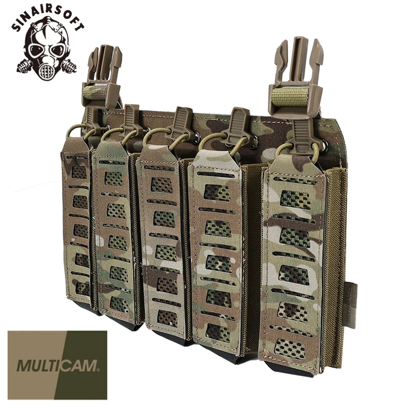 Porte-Chargeurs Panneau Frontal pour MP5 et MP7, Cinq Emplacements, Nylon 500D, vue 2