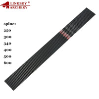 Tubes de Flèches Carbone Tissage 3K, Diamètre Intérieur 6,2 mm, 81,3 cm, Spine 250 à 800, Lot de 12, vue 4