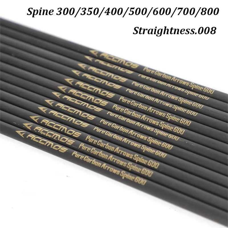 Flèches Carbone à Monter avec Plumes, Spine 300 à 800, Lot de 6 ou 12, vue 2