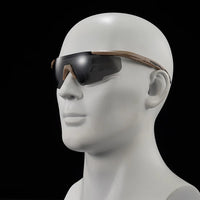 Lunettes de Tir Tactiques UV400, 3 Verres et Insert Correcteur, Noir, Vert ou Sable, vue 2