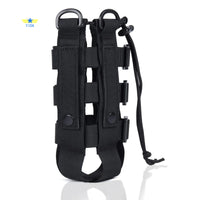 Porte-Gourde MOLLE en Nylon à Diamètre Réglable, Cordon de Serrage et Trois Boucles, 3 Coloris, vue 6