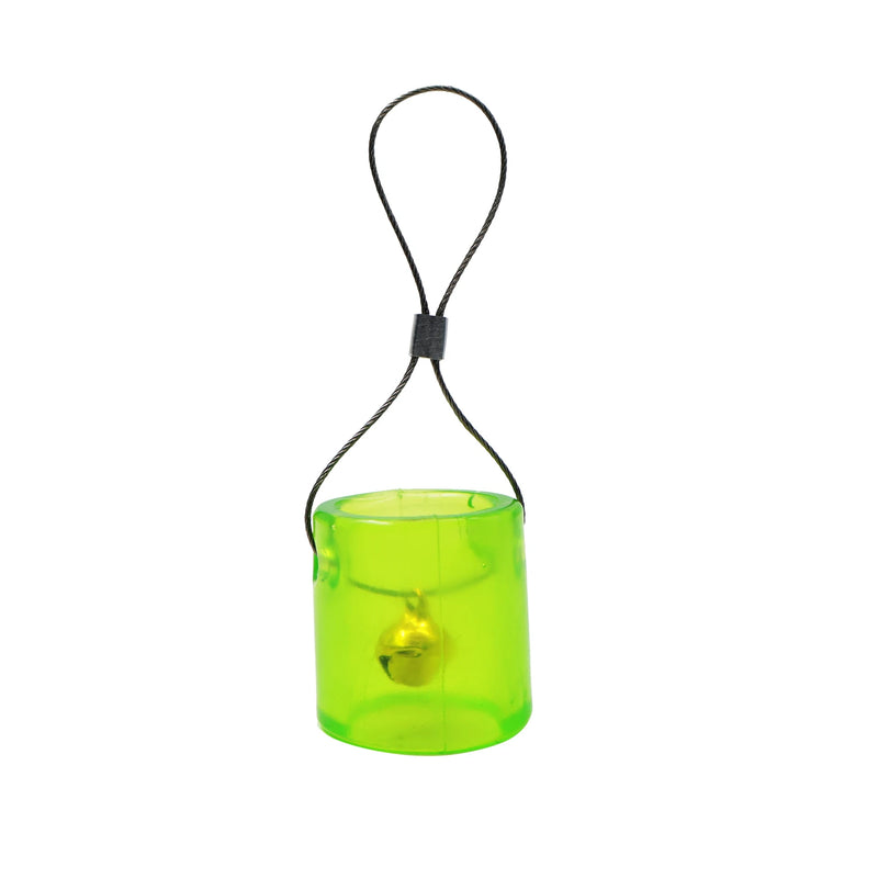 Cible de Tir Suspendue pour Lance-Pierre avec Clochette, Caoutchouc Vert, vue 7