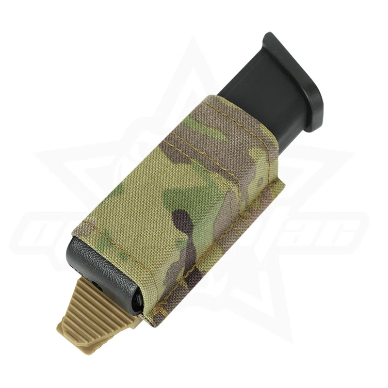 Porte-Chargeur Simple MOLLE Nylon pour Chargeur 9 mm avec Clip de Maintien, vue 5