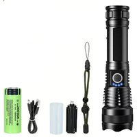 Lampe Tactique Rechargeable 5 Modes, Batterie 18650 ou 26650, Coffret en Option, vue 10