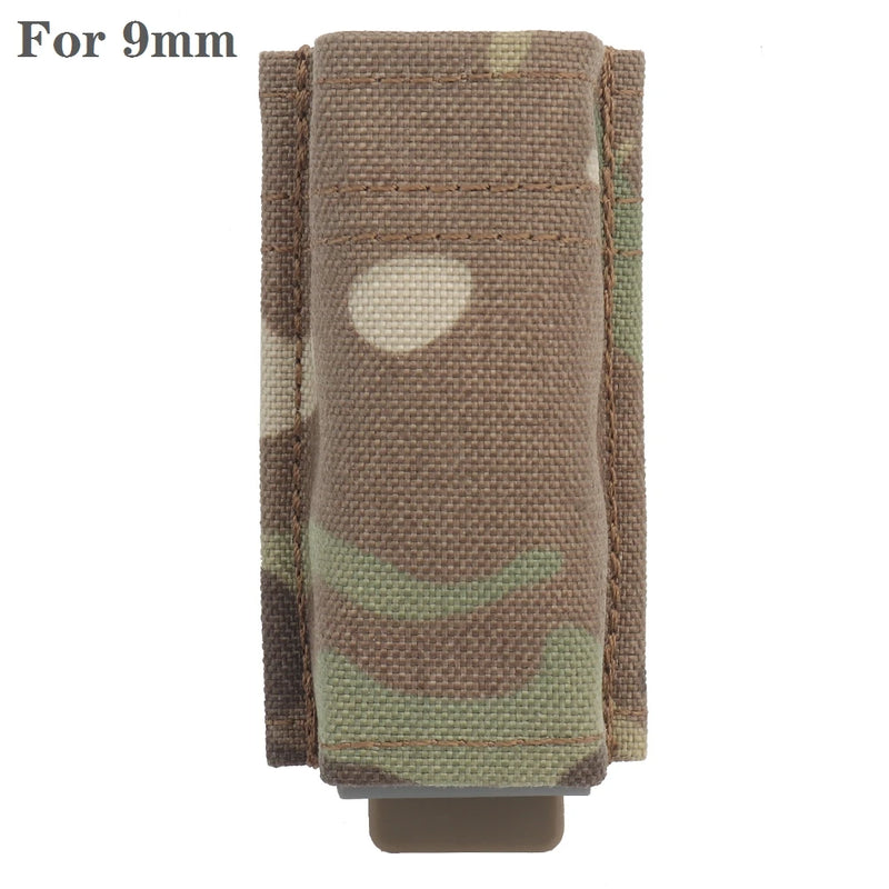 Porte-Chargeur Pistolet Simple 9 mm ou 1911, Nylon, MOLLE et Ceinture, vue 10