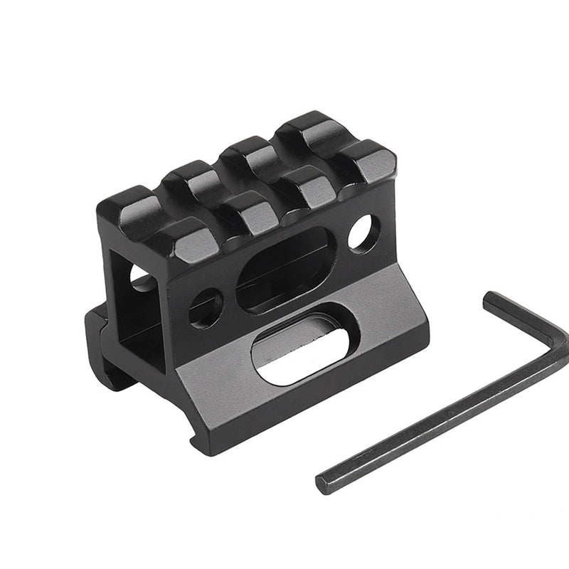 Rehausse de Rail Picatinny 31 mm en Aluminium Noir avec Rail Supérieur, vue 3