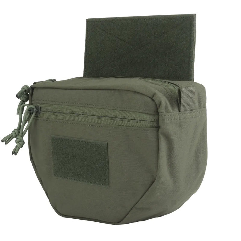 Pochette Ventrale pour Gilet Tactique, Nylon 500D, Fixation Auto-Agrippante, 5 Coloris, vue 8