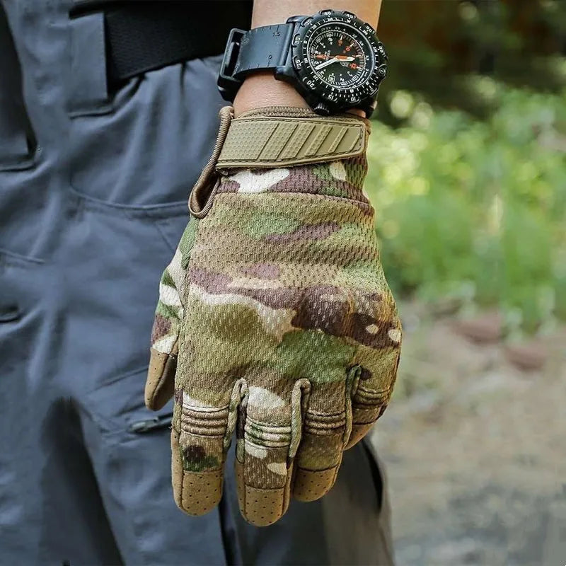 Gants Tactiques Écran Tactile en Polyester Aéré, 4 Coloris, M à XL, vue 4