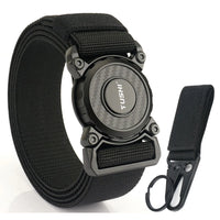 Ceinture Tactique Élastique Nylon, Boucle Rotative en Zinc, 125 cm, vue 17