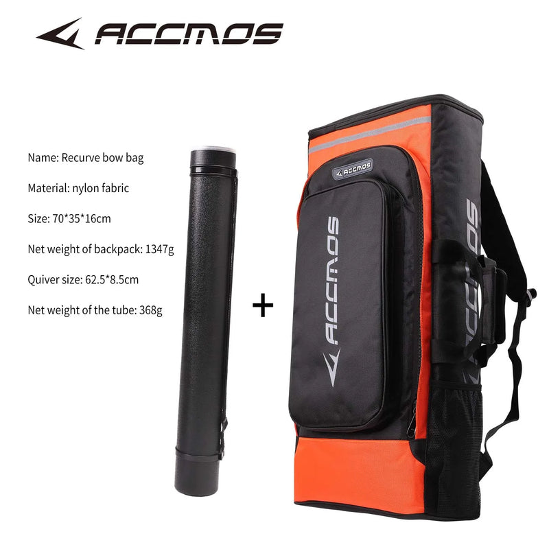 Sac à Dos pour Arc Recurve en Nylon 70 x 35 x 16 cm, avec ou sans Tube à Flèches, 7 Coloris, vue 16