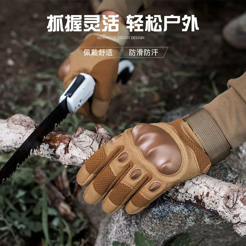 Gants Tactiques à Coque Rigide, Paume Antidérapante, Noir, Coyote ou Vert, vue 6