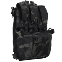 Panneau Dorsal Tactique à Triple Porte-Chargeur et Poche Zippée pour Porte-Plaques, Six Coloris, vue 6
