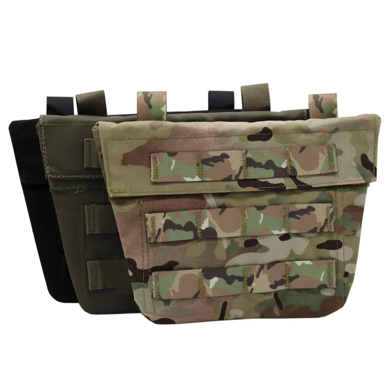 Pochette Sous-Ventrale MOLLE en Nylon 500D pour Gilet Tactique, 25 x 17,5 cm, Quatre Coloris, vue 9