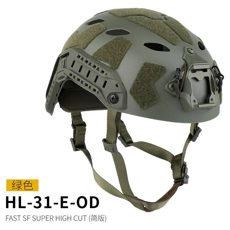 Casque Airsoft Super Haute Coupe ABS, 480 g, Tour de Tête 52-62 cm, vue 10