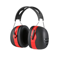 Casque Anti-Bruit Passif SNR 40 dB à Arceau Réglable, Noir ou Noir et Rouge, vue 6