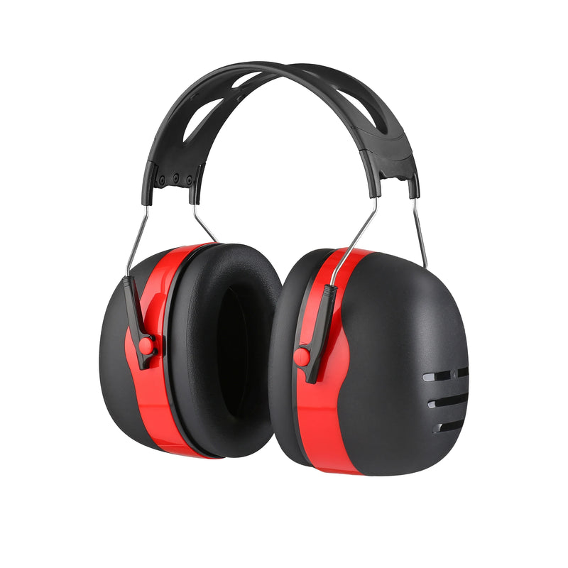 Casque Anti-Bruit Passif SNR 40 dB à Arceau Réglable, Noir ou Noir et Rouge, vue 6