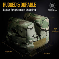 Sac de Tir d'Appui à Remplir en Nylon 500D pour Carabine, vue 4