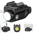 Lampe Tactique de Pistolet 1000 Lumens Rechargeable USB, Rail Picatinny 20 mm ou G-lock, 43 g