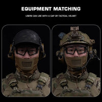 Cagoule Airsoft avec Grille de Bouche en Tissu Élastique, 4 Coloris, vue 6