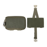 Pochette Utilitaire MOLLE à Sangle et Boucle en Nylon, 18 x 12 x 4 cm, Panneau Auto-Agrippant, 6 Coloris, vue 3