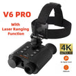 Jumelles de Vision Nocturne Frontales Zoom 8x, Infrarouge 850 nm, avec ou sans Télémètre Laser 600 m