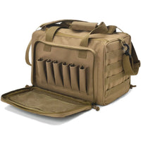 Sac de Tir en Nylon 600D à Cloisons Amovibles et Panneaux MOLLE, 37 x 23 x 27 cm