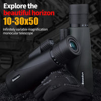 Monoculaire Zoom 10-30x50 Noir, Mini-Trépied et Support Smartphone selon Modèle, vue 6