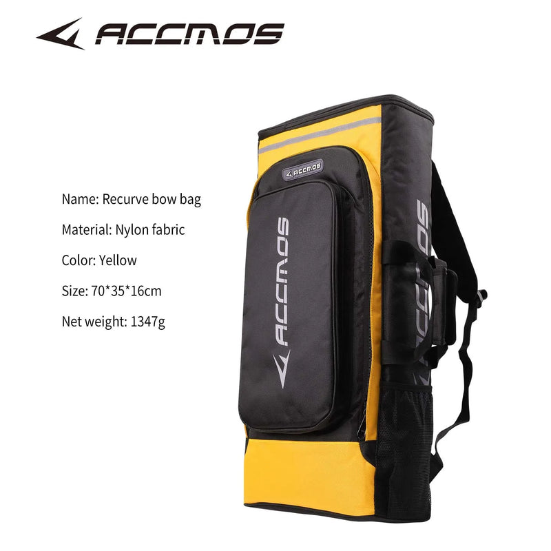Sac à Dos pour Arc Recurve en Nylon 70 x 35 x 16 cm, avec ou sans Tube à Flèches, 7 Coloris, vue 7