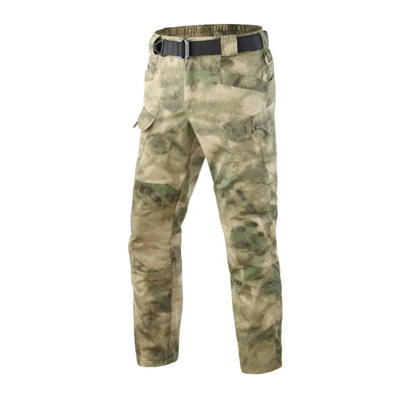 Pantalon Tactique Homme Multipoches Ripstop, Camouflage ou Vert Armée, S à XXXL, vue 5