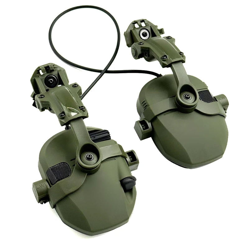 Casque Anti-Bruit Électronique pour Rails de Casque Tactique, Trois Coloris