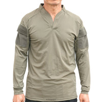 Chemise de Combat Tactique Manches Longues Séchage Rapide, Camouflage, Noir, Beige, Vert, vue 10