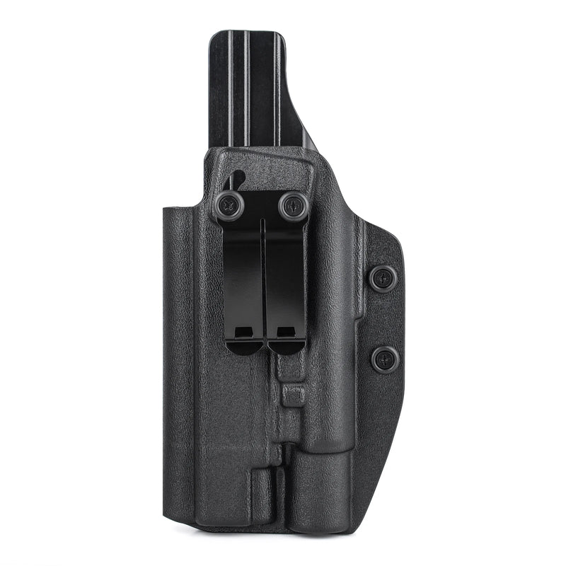 Holster IWB Polymère avec Lampe Tactique pour Pistolet G19, Droitier ou Gaucher, vue 5