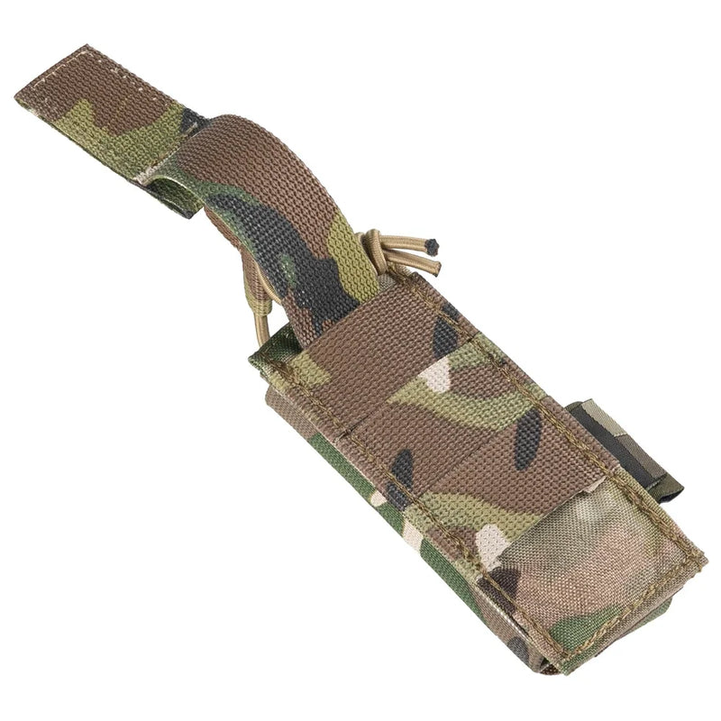 Porte-Chargeur Ouvert pour Pistolet 9 mm en Nylon, Fixation MOLLE, Sangle de Retrait, 6 Coloris, vue 4