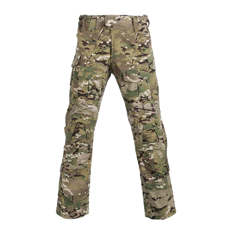 Pantalon de Combat Tactique Homme, Poches Cargo, Emplacements de Genouillères, 4 Coloris, vue 2