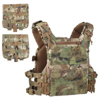 Gilet Tactique Porte-Plaques Ventilé, Ceinture Réglable, Nylon 500D ou Oxford 900D, vue 10