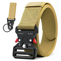 Ceinture Tactique Nylon à Boucle Métal Démontage Rapide, 3,8 cm, avec Mousqueton, vue 7