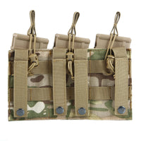 Porte-Chargeur Triple pour Fusil avec Poches Pistolet, MOLLE Nylon 1000D, 24 x 14 cm, vue 2
