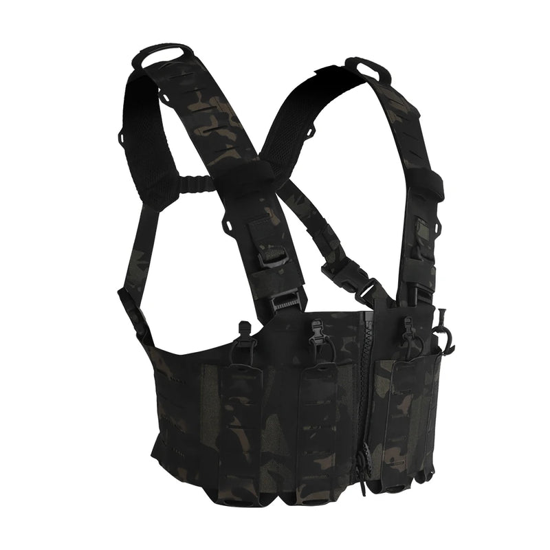 Gilet Tactique Chest Rig Léger à Quatre Porte-Chargeurs M4, AR et AK, 30 x 24 cm, vue 11