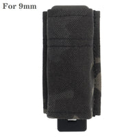 Porte-Chargeur Pistolet Simple 9 mm ou 1911, Nylon, MOLLE et Ceinture, vue 8